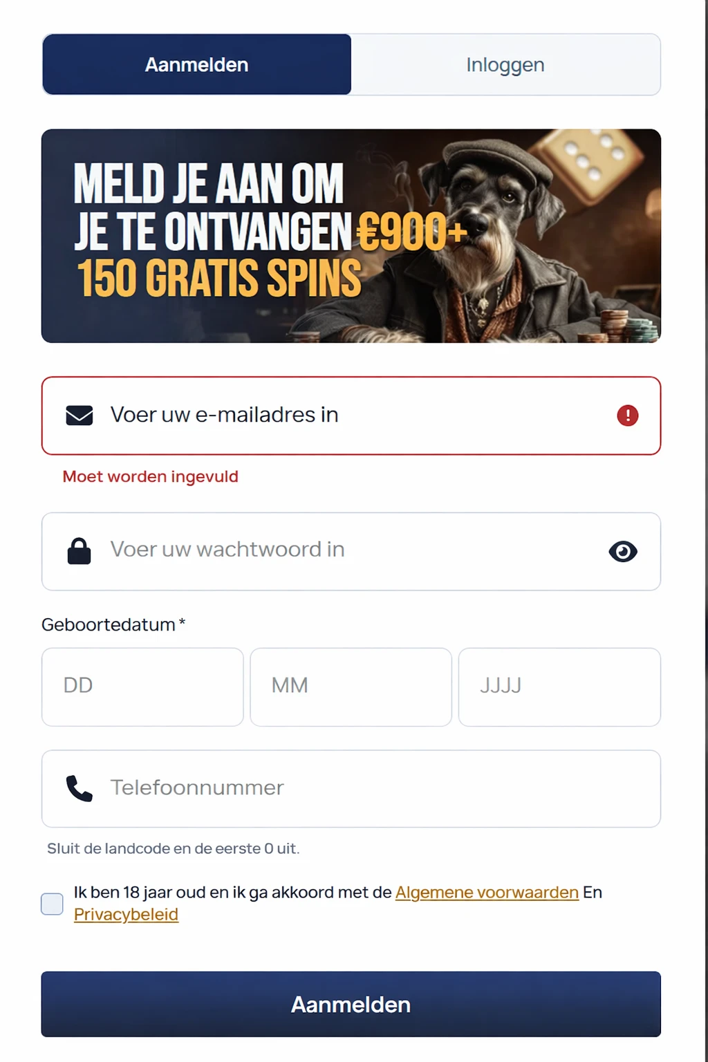 spindog casino aanmelden